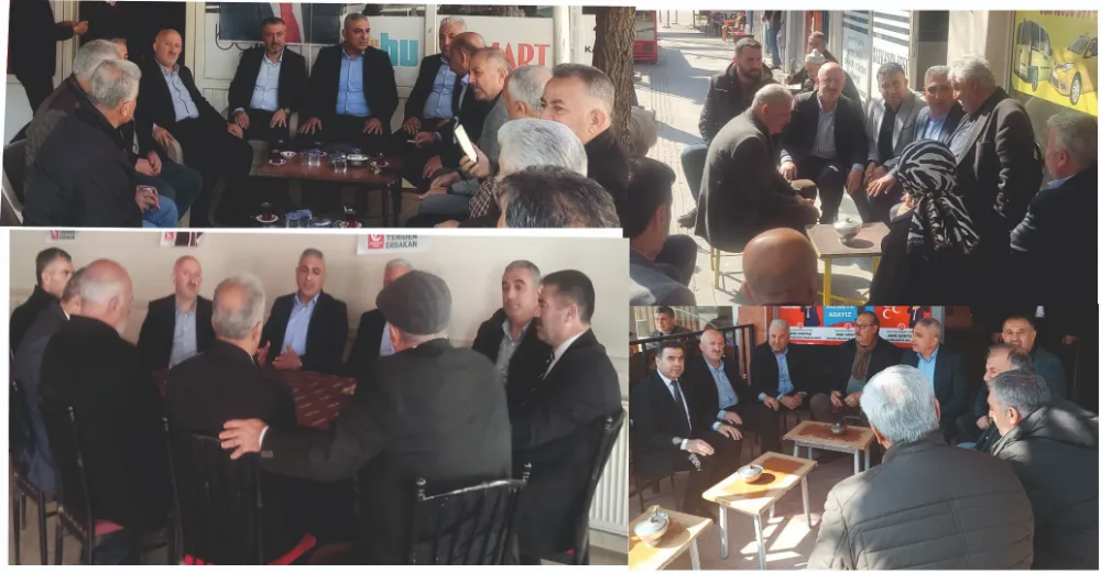 Başkan Gülümser ve Gazeteci Erol’dan belediye başkan adaylarına hayırlı olsun ziyareti