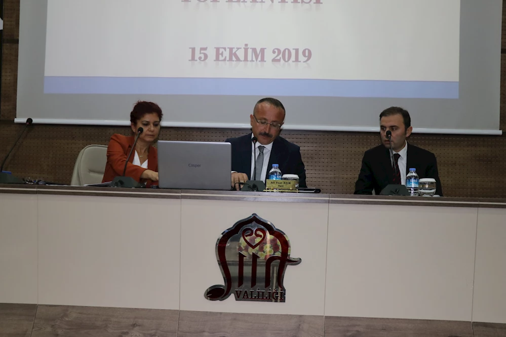 Siirt’te 2019 Yılı 4. Dönem İl Koordinasyon Kurulu Toplantısı Yapıldı
