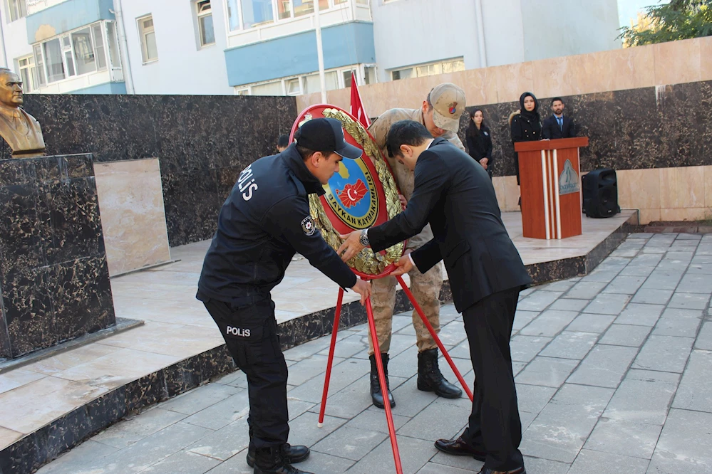 Baykan’da 10 Kasım Atatürk’ü anma töreni düzenlendi.