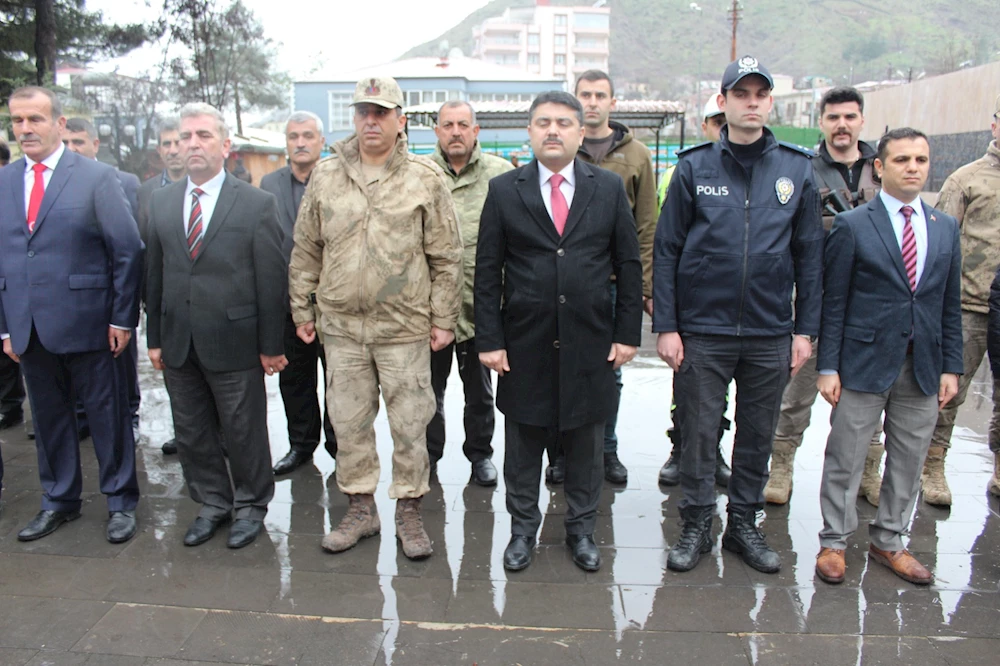 Baykan’da 18 Mart Çanakkale Zaferi ve Şehitleri Anma Günü Çelenk Sunma Töreni