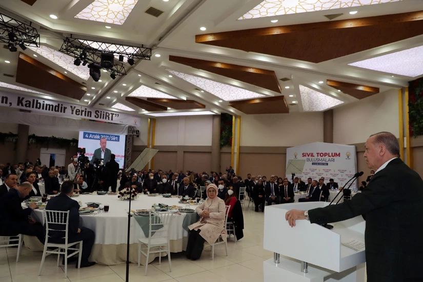 Başkan Erdoğan, Siirt’te “Sivil Toplum ve Kanaat Önderleri ile Buluştu.