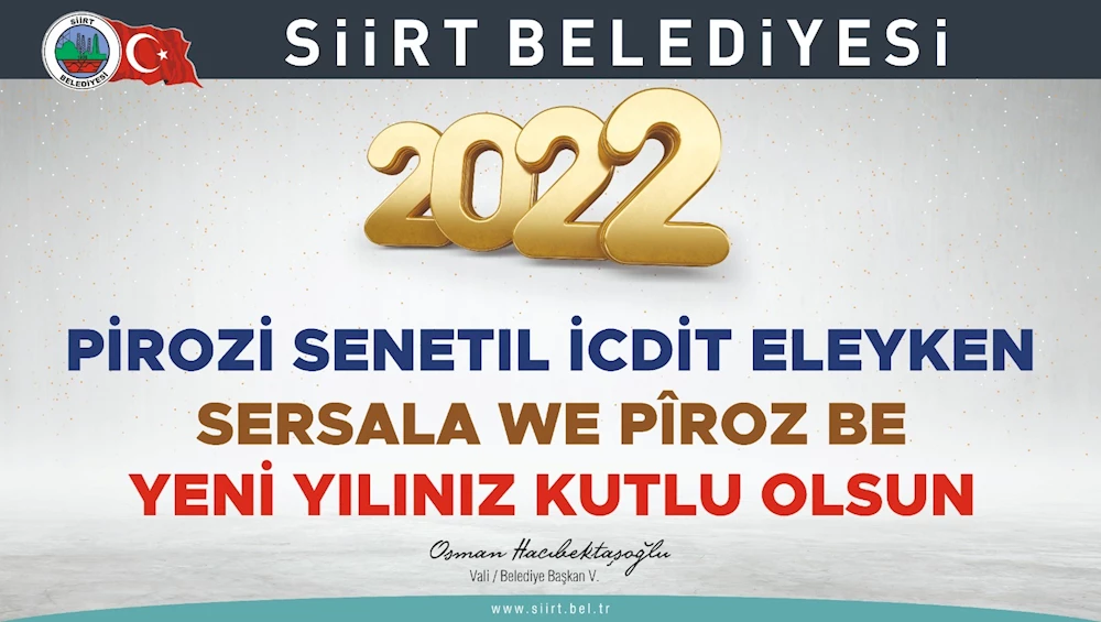 Vali Osman Hacıbektaşoğlu’nun Yeni Yıl Kutlama Mesajı