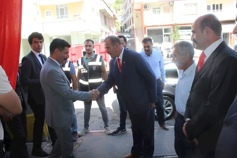 Kaymakam/Belediye Başkanvekili Bağlı Şehit Aileleri ve Gaziler Derneğini ziyaret etti
